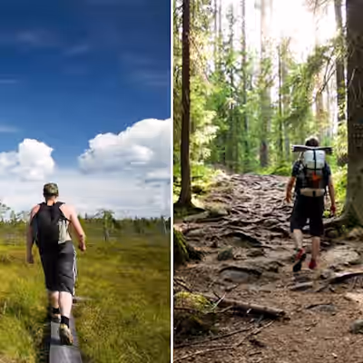 Hiking in savonranta