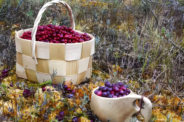picking berries