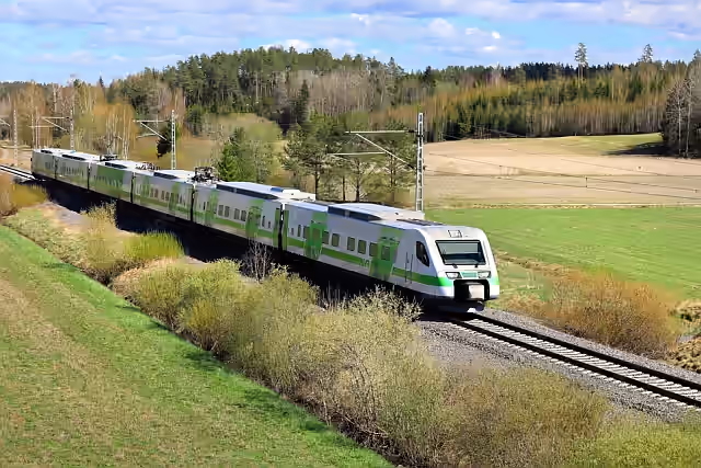 travelling by train